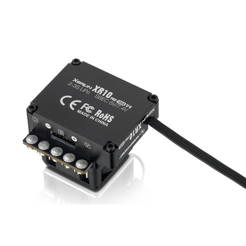 HW30112600-Xerun ESC XR10 Pro V4 160A BEC 4A 2-3s Black für 1/10 HW30112600-Xerun ESC XR10 Pro V4 160A BEC 4A 2-3s Black für 1/10