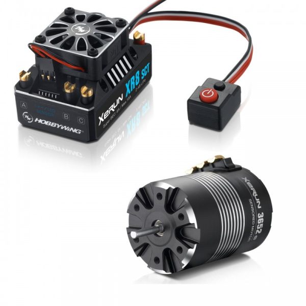 HW38020408-COMBO-XR8 SCT-3652SD-A 5100KV 1/10 2WD SCT / Buggy Truggy