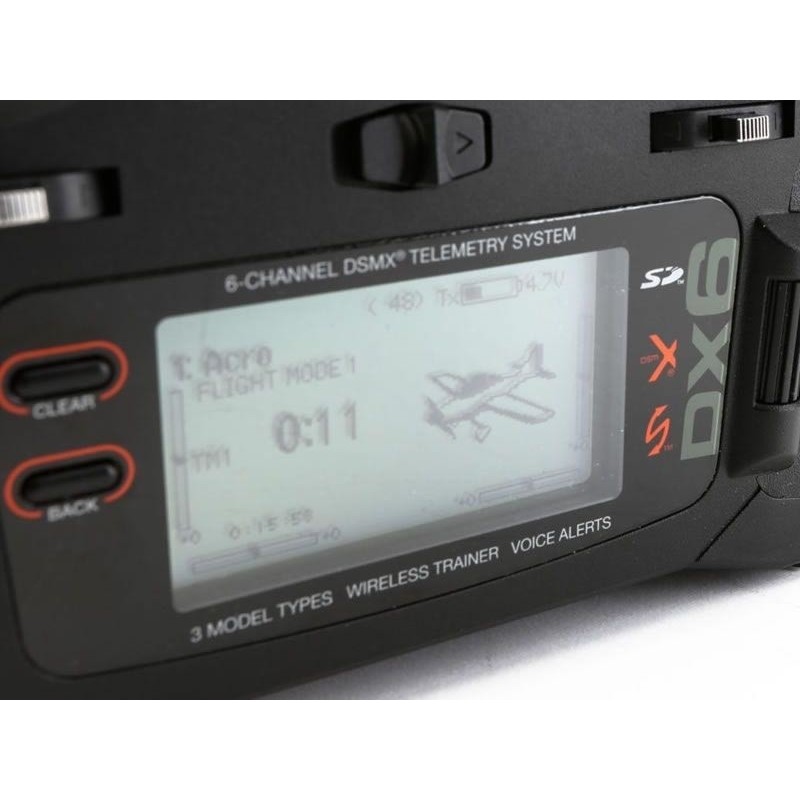 SPEKTRUM DX6 G3 6 Canais 2.4 GHz DSMX REF: SPM6755EU SPEKTRUM DX6 G3 6 Canais 2.4 GHz DSMX REF: SPM6755EU